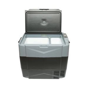 Frigider auto 55L cu compresor 12V-24V-220V, 60W, afisaj LCD, zona dubla de racire, USB 630x390x590mm, BK99978 - Img 3