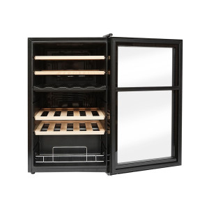 Frigider vin, 33 sticle cu 4 rafturi din lemn 88L, 220V, Cod: DISSE99 - Img 4