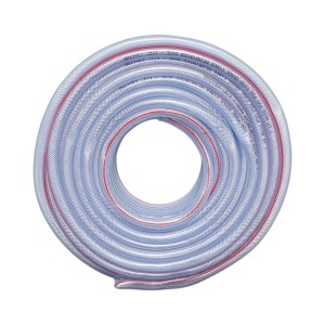 Furtun gradina PVC transparent 1/2 inch (13mm), PN7 bar cu insertie textila impletita, certificat FDA pentru uz alimentar 50m/rola, BK80399 - Img 2