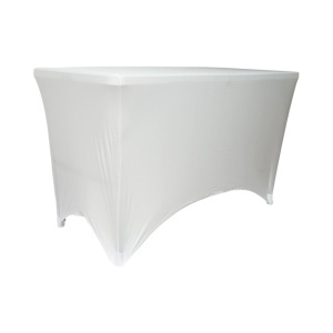 Husa masa elastica alba dreptunghiulara 120x60x74cm, BK99233 - Img 3