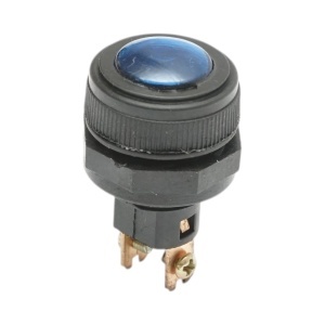 Indicator luminos albastru 12V/10A–24V/5A cu 2 pini universal, AUTOSPEED, DISRM50