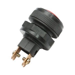 Indicator luminos rosu 12V/10A–24V/5A cu 2 pini universal, AUTOSPEED, DISRM52 - Img 3