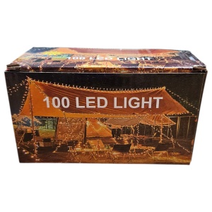 Instalaţie Luminoasă 100 LED – 6 m, fir alb, multicoloră pentru decoraţiuni de Crăciun - Img 2