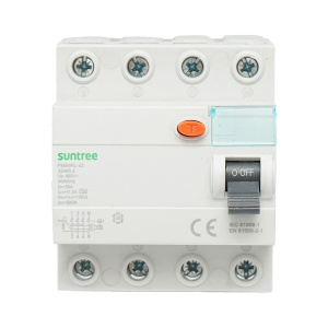 Intrerupator automata diferential 4P 25A 30mA 6kA, tip A, Cod: DISMB60, Brand: SUNTREE - Img 1