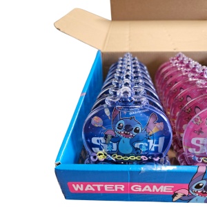 Joc cu Apă „Stitch” – Water Game cu Inele, Model Căruță, Albastru - Img 6