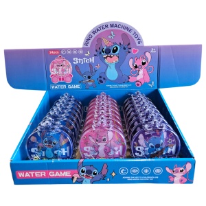 Joc cu Apă „Stitch” – Water Game cu Inele, Model Căruță, Violet - Img 3