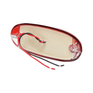 Lampa pozitie rosu-alb led 125mm 12-24V, Cod: BK69501, Brand: BRECKNER GERMANY - Img 4