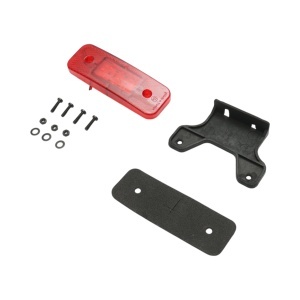 Lampa semnalizare laterala LED 12/24V rosie cu suport 115x40x15mm Breckner Germany, BK98682 - Img 2