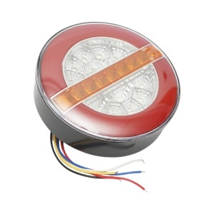 Lampa stop spate rotunda LED 12V/24V universala 140x40mm Breckner Germany, DISUJ91 - Img 3