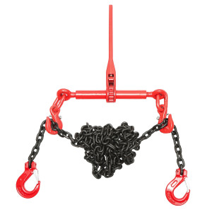 Lant ancorare pentru utilaje grele cu dispozitiv de tensionare pe clichet, greutate suportata 4T, lungime lant 4m, grosime zala fi 8mm, Cod: BK92730, Brand: BRECKNER GERMANY - Img 6