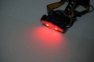 Lanterna frontala de cap cu 8 LED-uri, 3 moduri iluminare, baterie 2200mAh reincarcabila USB , Cod: DISUF01, Crownman - Img 7