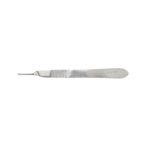 Maner bisturiu din inox nr 3 pentru lame nr 10-17 Breckner Germany, BRECKNER GERMANY, BK77856