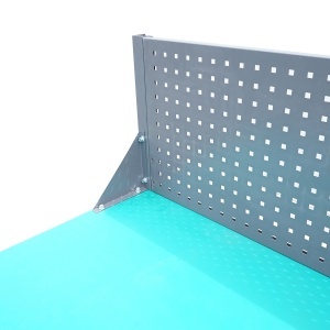 Masa, banc de lucru atelier cu priza 220V si panou perforat 1200x750x800+450mm, Cod: DISSY61 - Img 8