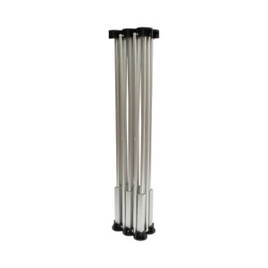 Masa de lucru pliabila tip acordeon cu 6 picioare, cadru din aluminiu 116x61x72cm, BK80428 - Img 4