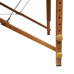 Masa de masaj pliabila portabila 2 zone, cadru lemn, spuma 5cm, inaltime 55-76cm, piele ecologica crem 60x213cm THOR, THOR, 40TH432 - Img 10