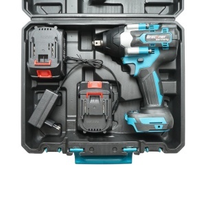 Masina de insurubat cu impact 1/2 inch, 2 acumulatori 21V, 3Ah Li-ion, LED, cuplu 800Nm, motor fara perii (brushless) Breckner Germany, BRECKNER GERMANY, BK92495 - Img 4