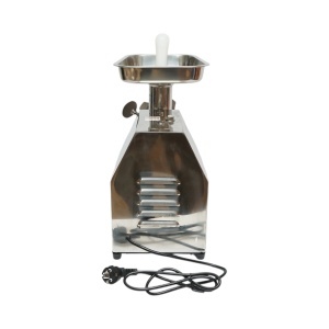 Masina de tocat carne electrica inox 1600W, 220V, capacitate 150 kg/h, adaptor carnati, 1 sita si 1 cutit incluse 380x210x415mm, DISVG63 - Img 7