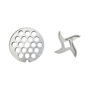 Masina de tocat carne electrica inox + aluminiu 1200W, 220V, capacitate 100 kg/h, adaptor carnati, 1 sita si 1 cutit incluse 340x185x365mm, DISVG61 - Img 12