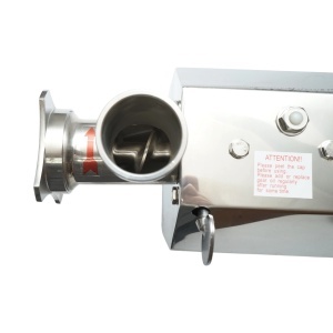 Masina de tocat carne electrica inox + otel 1200W, 220V, capacitate 100 kg/h, adaptor carnati, 1 sita si 1 cutit incluse 340x185x365mm, DISVG62 - Img 10