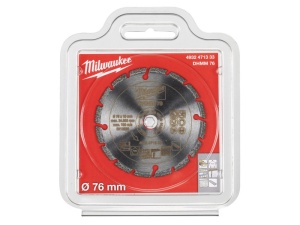 MILWAUKEE Disc diamantat de tăiere 76 x 1,2 x 2,2 x 10 mm segmentat DHMM - Img 2