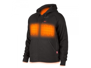 MILWAUKEE Hanorac încălzit negru XXL M12 HHBL4-201 (1 x baterie 2.0 Ah + încărcător) - Img 3