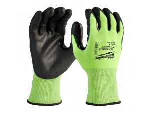 MILWAUKEE Mănuși de protecție rezistente la tăiere HI-VIS 4/C - L/9 (144 perechi) - Img 1