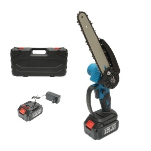 Mini fierastrau electric cu 2 acumulatori 24V, 4Ah Li-ion, lama 8 inch (200mm), turatie 4000rpm Breckner Germany, BRECKNER GERMANY, BK76988