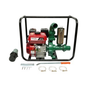 Motopompa apa pe benzina 7.5CP, 4T 212cc, 3 toli, debit 60m3/h, amorsare manuala, adancime aspiratie 8m, inaltime pompare 30m Breckner Germany, BK91209 - Img 2