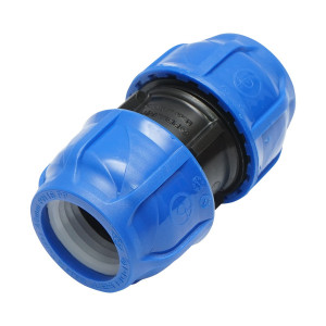 Mufa compresiune egala, D40x40mm, PN16, pentru sisteme irigatii, Cod: DISLV59, Poelsan - Img 2