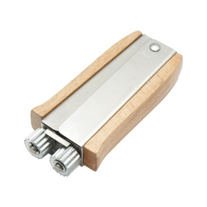 Ondulator sarma cu maner din lemn 135mm, Cod: DISKR33 - Img 3