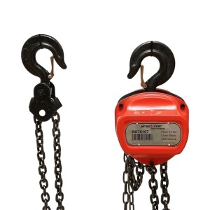 Palan manual cu lant 3m, sarcina maxima 2000 kg, carlig cu siguranta , Cod: BK76107, Breckner Germania - Img 2