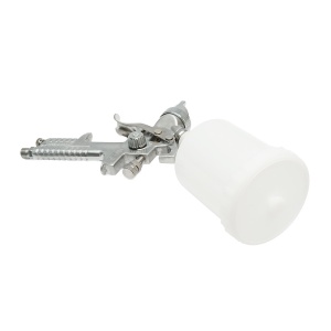 Pistol de vopsit cu aer comprimat 0.6L, cupa din plastic in partea de sus, duza 1.4mm, Cod: BK79600, Brand: BRECKNER GERMANY - Img 3