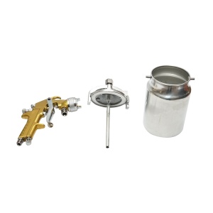 Pistol de vopsit cu aer comprimat 1000ml, debit 160-240ml/min, duza 1.8mm, presiune max. 3.5 bar , Cod: DISPT06 , Marca: CROWNMAN - Img 3