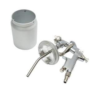 Pistol de vopsit cu aer comprimat 600ml, duza 1.3mm HVLP, debit 190ml/min, presiune max. 5 bar, Cod: BK76136 - Img 4