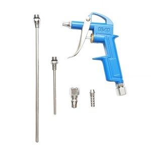 Pistol pentru suflat aer comprimat cu duza scurta/medie/lunga, BRECKNER GERMANY, DISLD09
