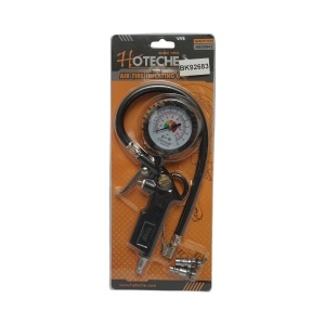 Pistol umflat roti cu furtun si manometru mecanic 0-12 bar Hoteche, HOTECHE, BK92683 - Img 2