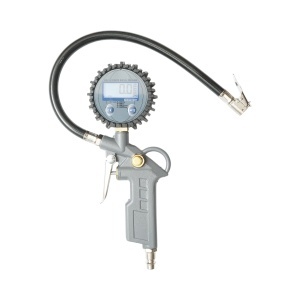 Pistol umflat roti profesional cu furtun si manometru digital 0-18 bar, DISRK60