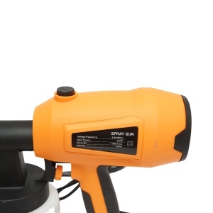 Pistol vopsit electric 550W, 220V, debit 800 ml/min, rezervor inferior 800ml, 3 duze incluse, DISRX10 - Img 9