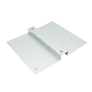 Placa otel NS 344x300x30mm cu 2 suruburi M6.3X35mm prinderi panou solar fotovoltaic sistem B Breckner Germany, BK77781