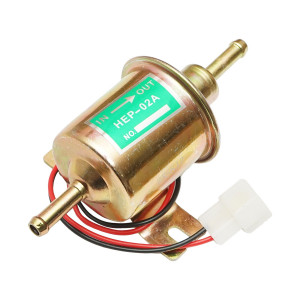 Pompa alimentare electrica universala cu filtru incorporat, 12V, L=145mm, fi 8mm pentru motorina/benzina OEM YK-3118, HEP-02A, Cod: DISSR75, Brand: AUTOSPEED - Img 2