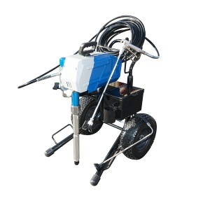 Pompa de vopsit airless profesionala cu piston si motor fara perii 2.6kW, 220V, debit 3.2 L/min, duza 517, presiune maxima 227 bar M32H, DISSY65 - Img 5