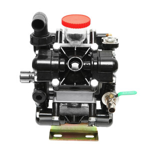 Pompa diafragmatica cu 4 membrane Z=6/8,4mm debit 120 L/min 25 bar pentru erbicidator (compatibila model polonez), Cod: BK98526, Brand: BRECKNER GERMANY - Img 5