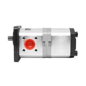 Pompa hidraulica dubla sens pe stanga, debit 22+14cm3 pentru New Holland, Case IH OEM 47129338, BRECKNER GERMANY, BK99186 - Img 4