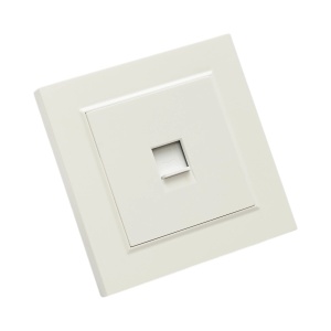 Priza internet RJ45 alba incastrata ABS 80x80mm, DISRP34 - Img 4