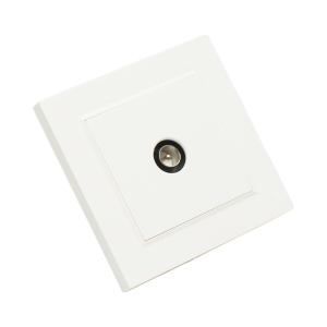 Priza TV de capat alba incastrata ABS 80x80mm, DISRP33 - Img 4