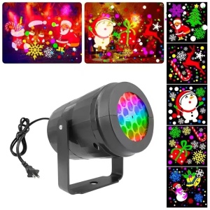Proiector de Crăciun pentru Exterior – 16 Modele Lumini Festive