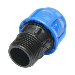 Racord compresiune, cu filet exterior, D25mmx1 toll, PN16, pentru sisteme irigatii, Cod: DISLV40, Poelsan - Img 3