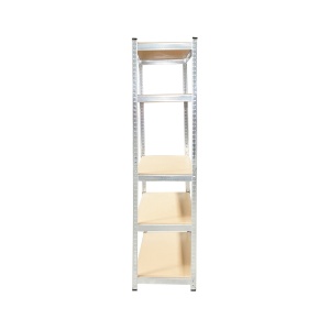 Raft metalic cu 5 polite MDF, 180x120x45cm, 250kg/polita, montaj fara suruburi, galvanizat , Cod: BK92958, Brand: BRECKNER GERMANY - Img 3