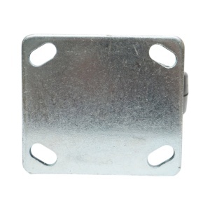 Roata fixa industriala 150x50mm fara frana, cauciuc plin negru, placa otel 115x100mm 200kg, DISVG26 - Img 7