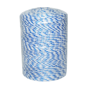Rola fir alb-albastru fi 3mm 3x0.2mm SS, 500m gard electric, rezistenta 7.8 Ohm, Cod: 93RG537, Brand: BOURGET - Img 3